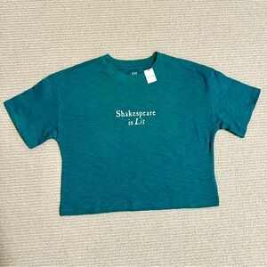 Kids Teal Shirt - Shakespeare is Lit